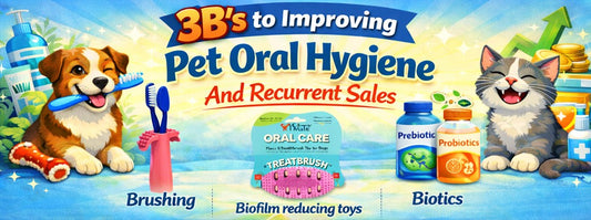 3B’s To Improving Pet Oral Hygiene And Recurrent Sales.