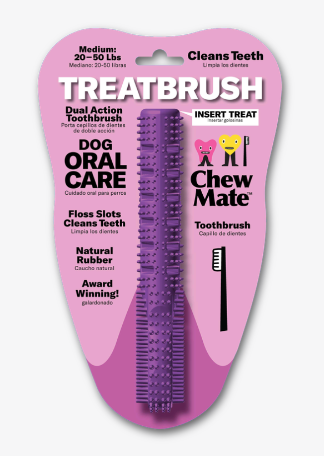 Natural Rubber Dual Action TREATBRUSH Toothbrush