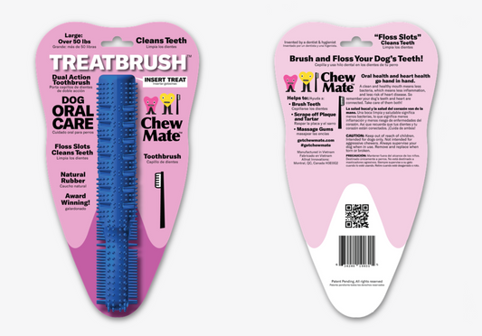 Natural Rubber Dual Action TREATBRUSH Toothbrush