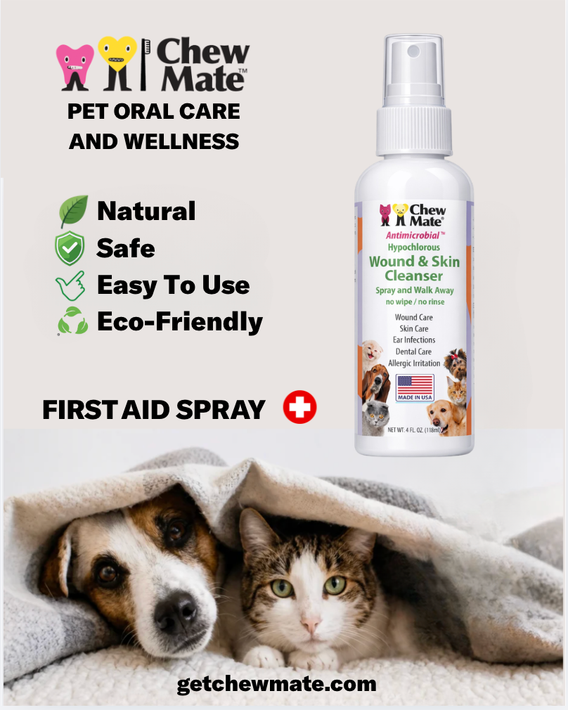 Chewmate Wound Care Antibacterial Spray